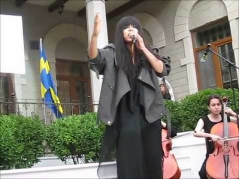 Eurovision 2012: Loreen (Sweden) performing Euphoria at Villa Petrolea in Baku