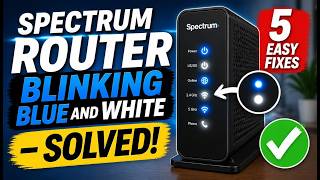 Spectrum router blinking blue and White -SOLVED - 5 Steps | stbh-5101