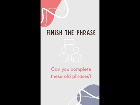 Gen X Memory Test | Finish the Phrase Game