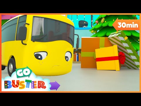 The Christmas Present Mix Up | Go Buster | Funny Cartoons & Songs for Kids | Moonbug Kids