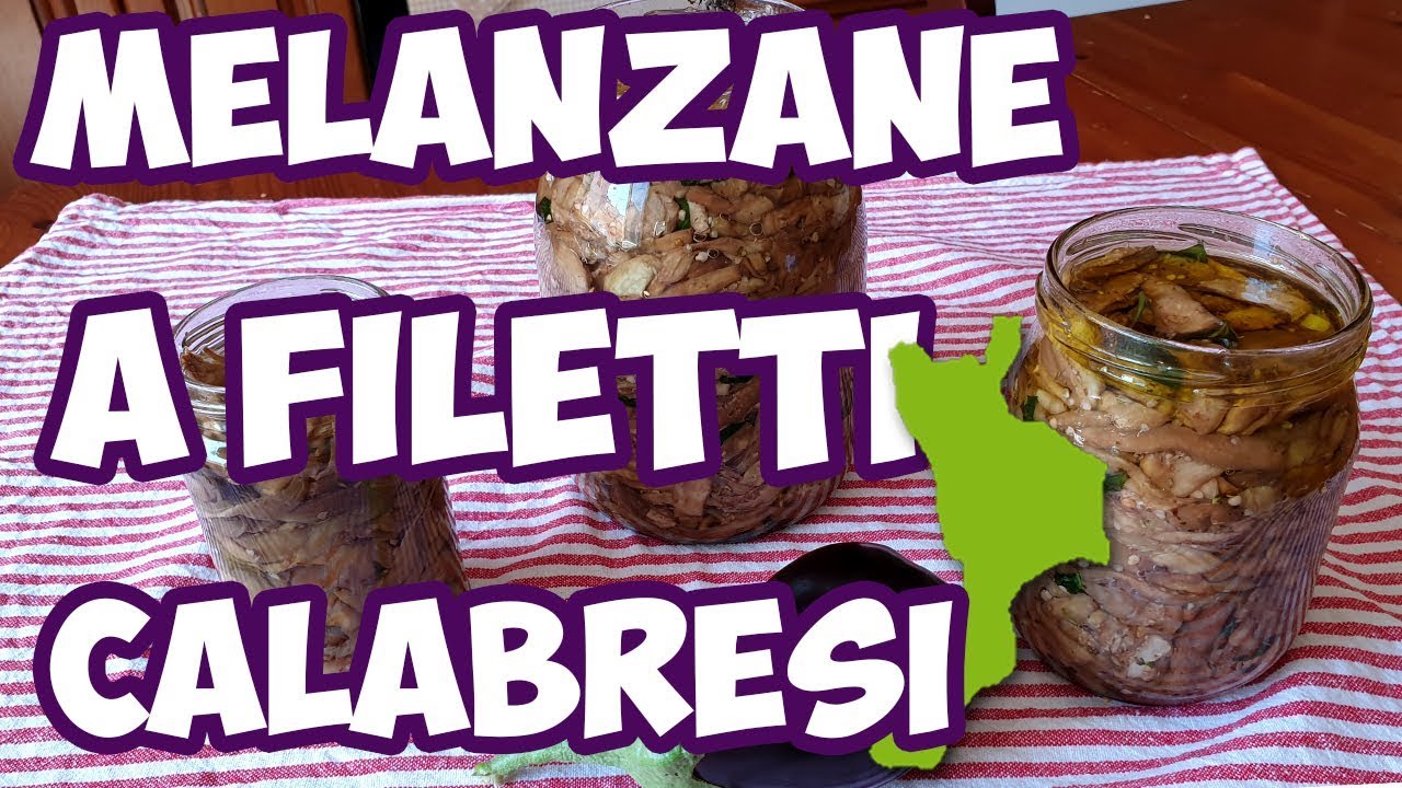 🍆 Come Fare a Casa le Melanzane a Filetti Calabresi Sott'olio 4k
