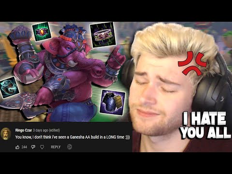 REALLY... ATTACK SPEED GANESHA IS WHAT YOU WANTED?! - Masters Ranked Duel - SMITE