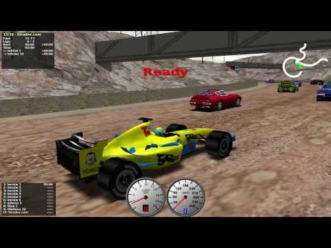 TORCS gameplay Formula-TORCS v2 versus all on Road Tracks - Bukavu mountain