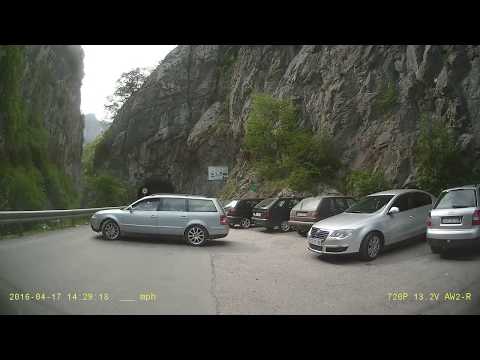 Bike Crash, Rugova, Kosovo (Rear VIEW)