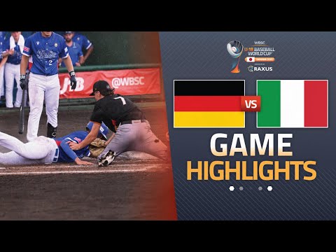 HIGHLIGHTS | 🇩🇪 Germany vs 🇮🇹 Italy | WBSC U-18 Baseball World Cup 2025