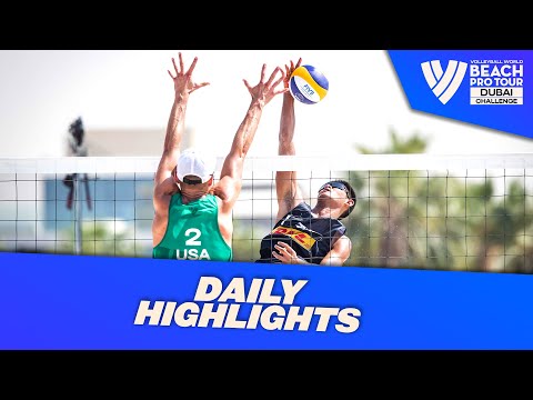 Day 1 Men's Daily Highlights Dubai 2022 #BeachProTour