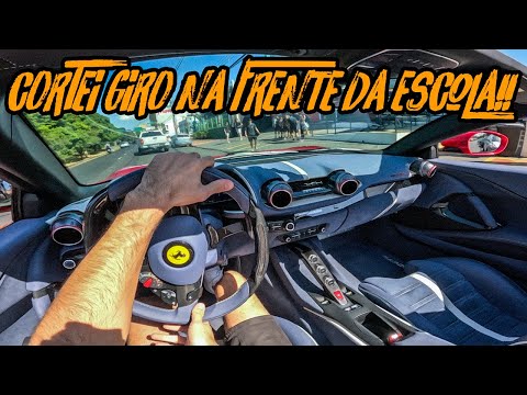 I WENT TO PICK UP MY COUSIN FROM SCHOOL IN A FERRARI 812!!🔥V12 ROARING LOUDLY