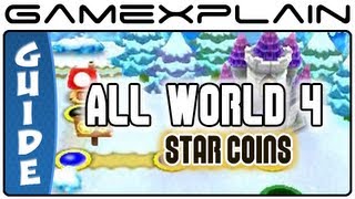 New Super Mario Bros. 2:  World 4 Star Coins (All 33!) Guide & Walkthrough
