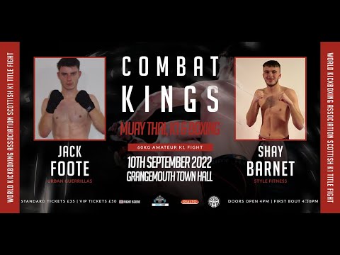 Fight 9   Jack Foote V Shay Barnnet