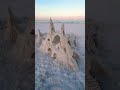 *Trigger Warning* BEAUTIFUL Sand Castle gets destroyed on the beach!! #castle #beach #demolition