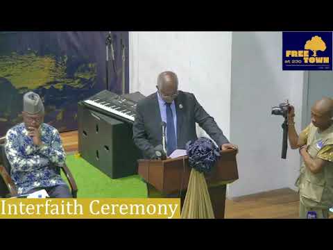 Mayor Yvonne Aki Sawyerr - Freetown At 230 Inter-Faith Ceremony