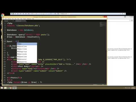 Learn How to Create a Database using PHPMyAdmin and OOP - Part 4