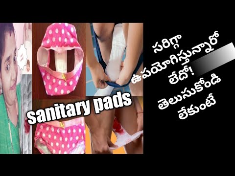 #VSH|| How to use sanitary pads? Demo How to insert & Remove||No leakage problem||safe periods