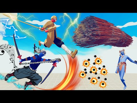 ZENITSU + TENGEN UZUI vs EVERY GOD | Totally Accurate Battle Simulator-TABS