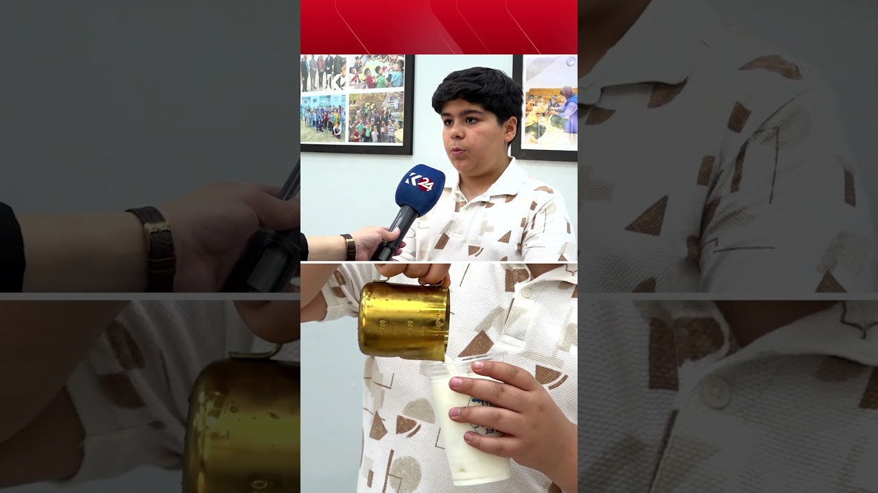 ڤیدیۆ | رۆژیار منداڵێکی بەتوانایە و لەرێگەی سۆشیال میدیا خۆی فێری دروستکردنی قاوە کردووە