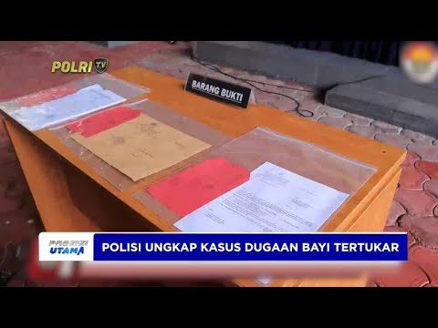 POLRES METRO JAKARTA PUSAT UNGKAP KASUS DUGAAN BAYI TERTUKAR