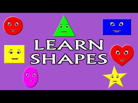 Learn Shapes for kids | Educational VIdeo for children | Nursery Rhymes by Kid2teentv Video