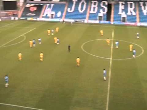 Alex Gilbey Colchester utd U18's vs Faversham Town.mov