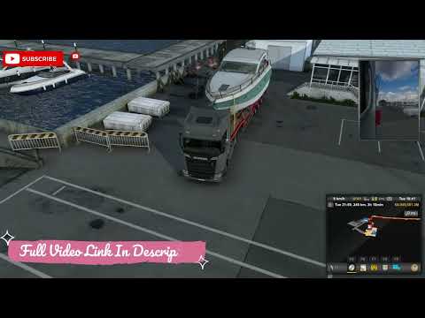 Scania S HIgh Roof - Departing For Goods Delivery - ETS2 1.45 - #ets2 #yatch #scaniatrucks