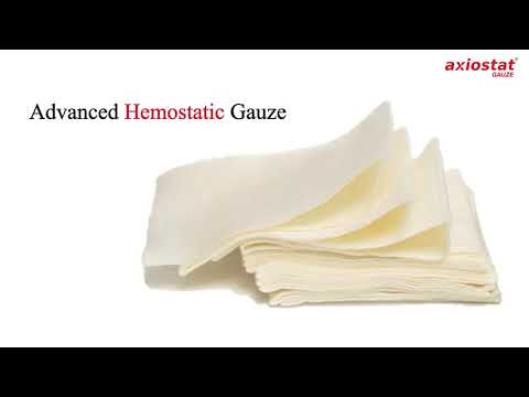 Axiostat® Gauze – Advanced Hemostatic military Z fold Gauze