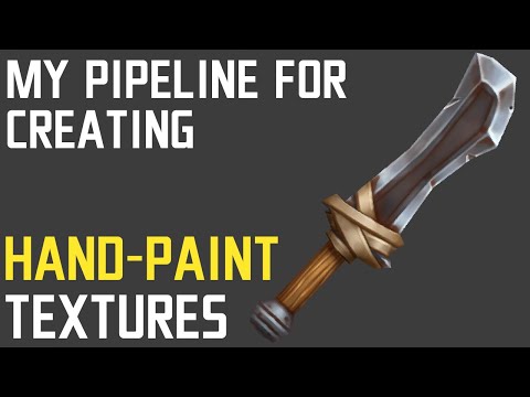 My pipeline for creating Hand-Paint textures
