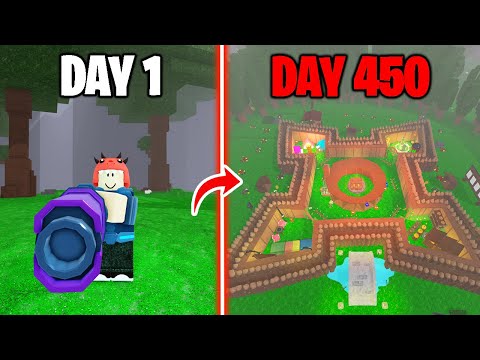450 Days to Build a Strongest Base in 99 Nights in the Forest