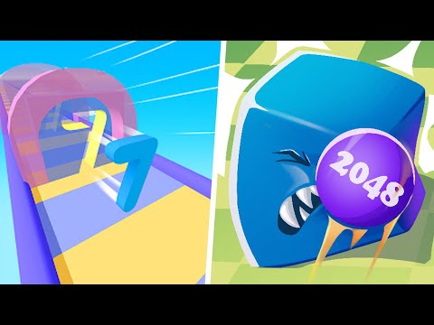 Math Race | Ball Master 2048 Shooter - Gameplay Walkthrough Max Levels (Part 1)