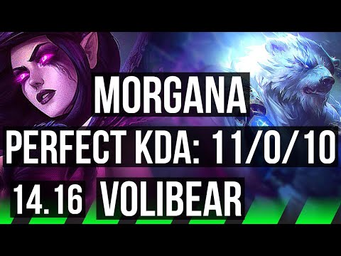 MORGANA vs VOLIBEAR (JGL) | 11/0/10, Legendary | NA Master | 14.16