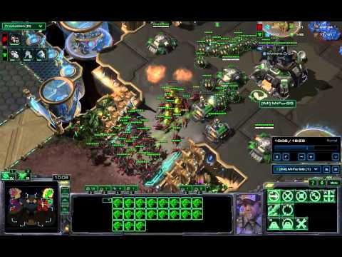 S01E17 TvZ - Tips to defend against 3base  Roach Baneling allins Part1