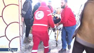 أورينت ترصد حالة الجرحى جراء انفجاري إدلب في مشفى الجراحة التخصصي 