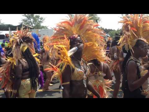 Caribana Toronto Carnival 2014 - Tribal Carnival palancing on de road