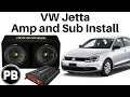 2011 - 2015 VW Jetta Sub and Amp install to ...