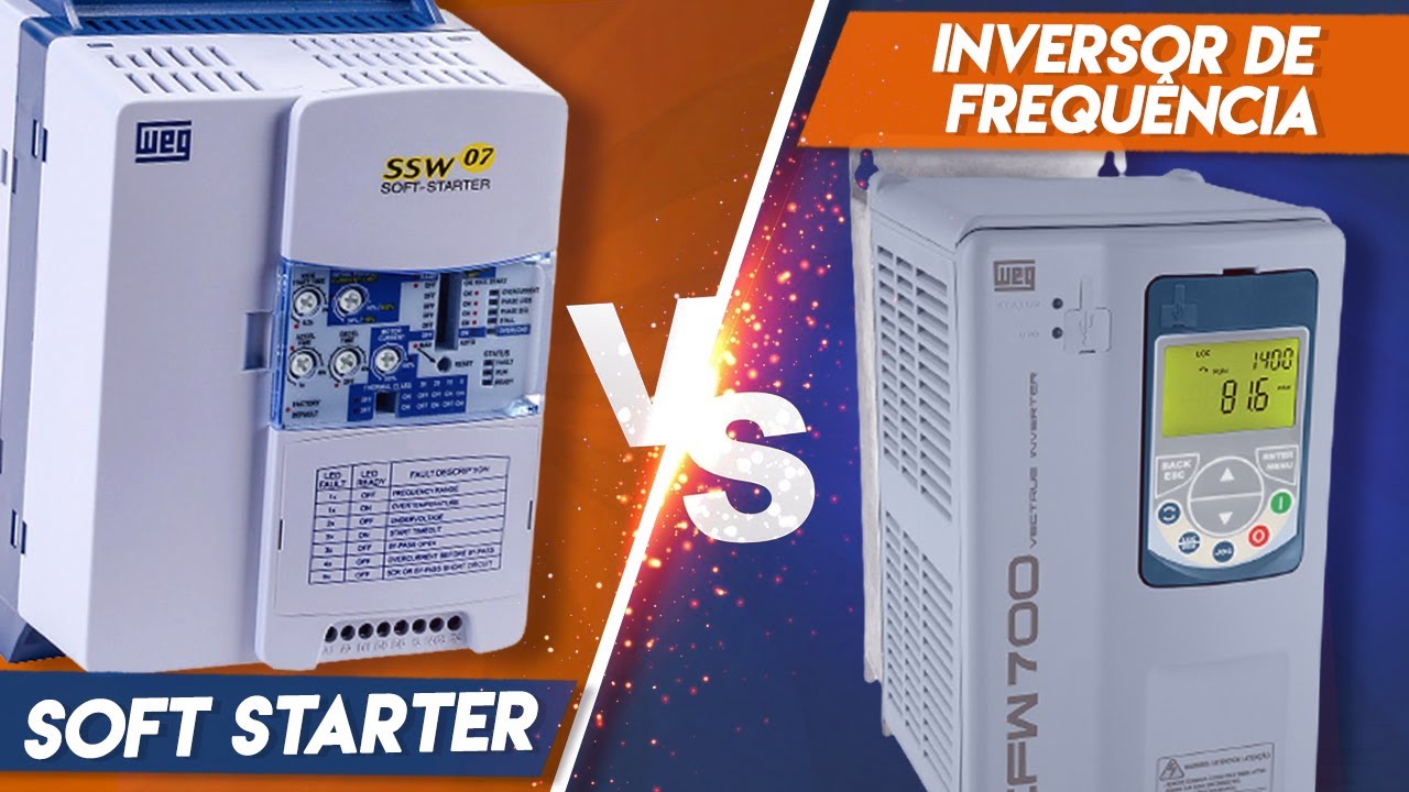 🤔SOFT STARTER X INVERSOR DE FREQUÊNCIA, quando utilizar UM ou OUTRO