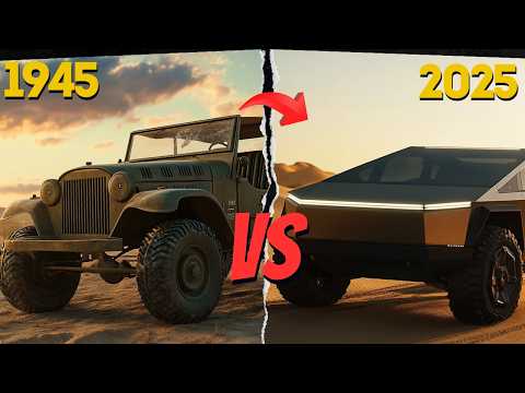 Epic EVOLUTION of 4x4 Jeeps (1945-2025) from War Machines to Off-Road Beasts!
