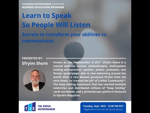 Learn to Speak So People Will Listen by Efryim Shore