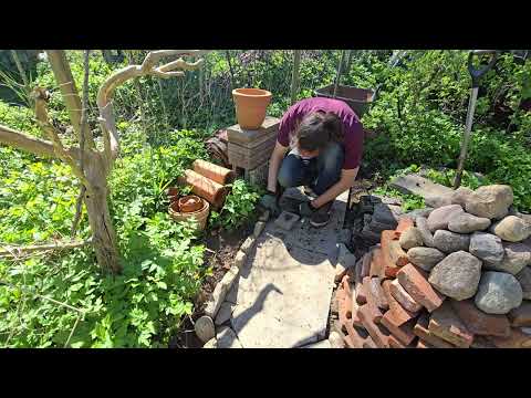 Von alten Steinen zum neuen Gartenweg ⛏️ Ein Pad aus Bauschutt | 🎬 Folge 343