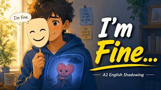 The First Time You Said "I'm Fine" and Meant the Opposite | A2 English Shadowing