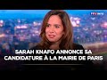 Sarah Knafo Annonce Sa Candidature à La Mairie De Paris TF1 INFO