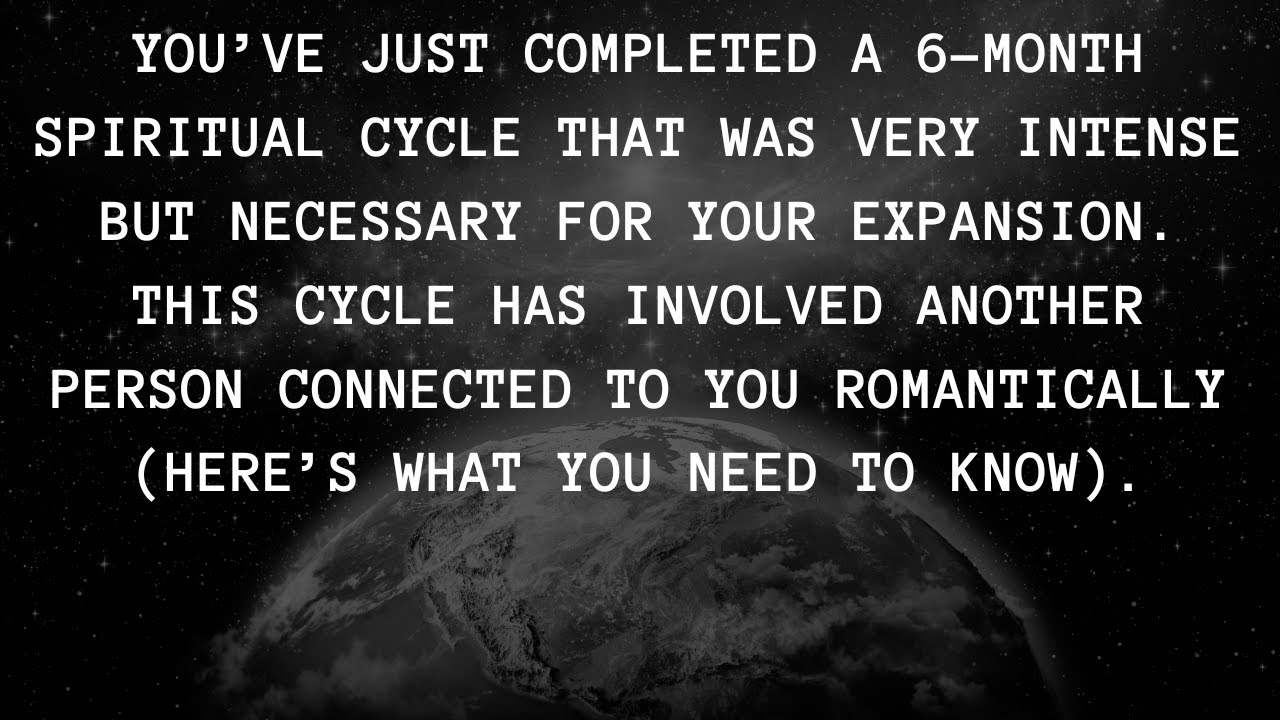 You & this person you're connected to just completed a 6-month cycle... [Divine Feminine Reading]