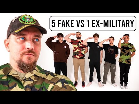 Veteran Guesses Ex-Military Vs 4 Fake