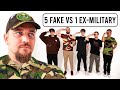 Veteran Guesses Ex Military Vs 4 Fake