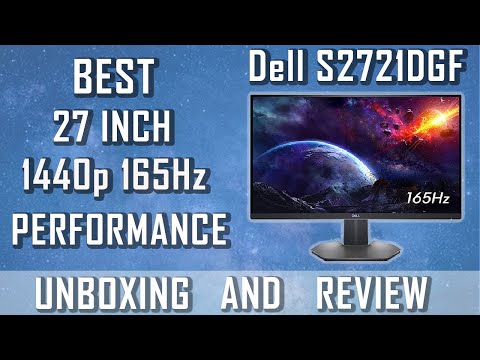Dell S2721DGF Monitor Review & Unboxing - Best 27 inch QHD 165 hz Monitor India
