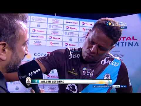 La emoción de Wilson Severino tras su retiro en River-Atlas