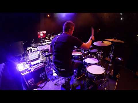 Destroid - Flip The Switch & Raise Your Fist - KJ Sawka live performance at UK Drum Show
