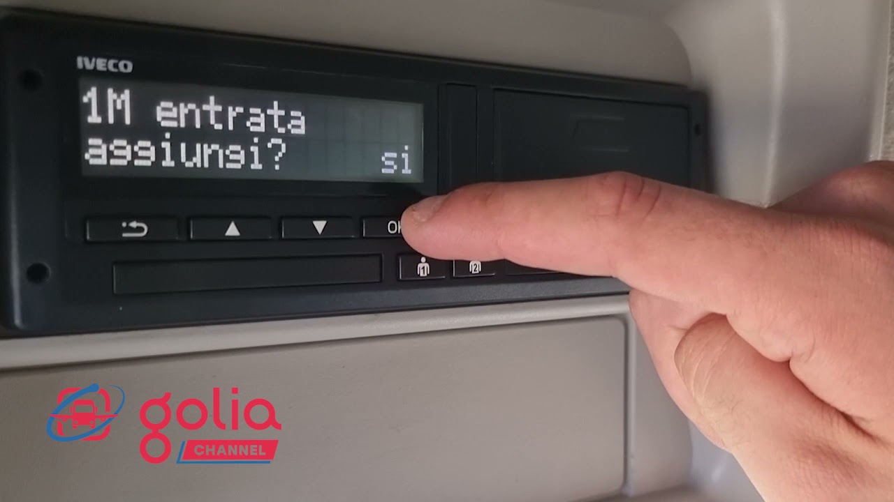 Tutorial tachigrafo - Memorizzazione riposo cronotachigrafo digitale (VDO 3.0 e 4.0)