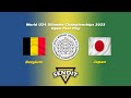 WU24UC - Open - Belgium vs Japan