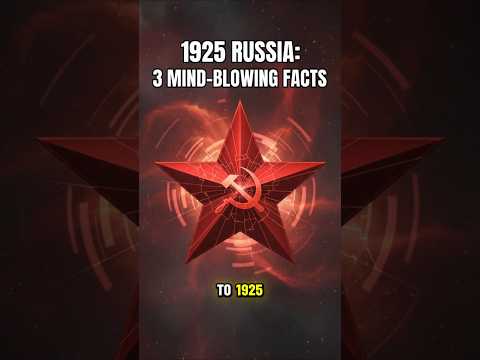 3 SHOCKING FACTS about 1925 Russia! 🤯 (Stalin’s Secret Conspiracy)  #history #ussr #stalin #lenin