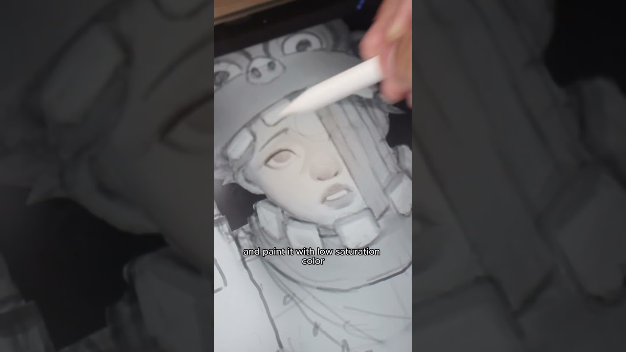 How to paint from greyscale to color