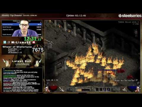 Diablo 2 - Classic Sorceress Speedrun! (06/21/2016)