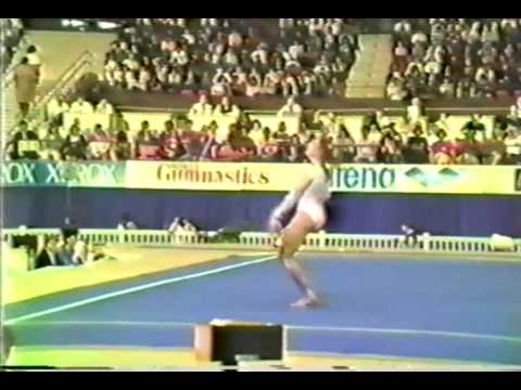 8th T HUN Krisztina Koteles FX - 1985 World Gymnastics Championships 9.475